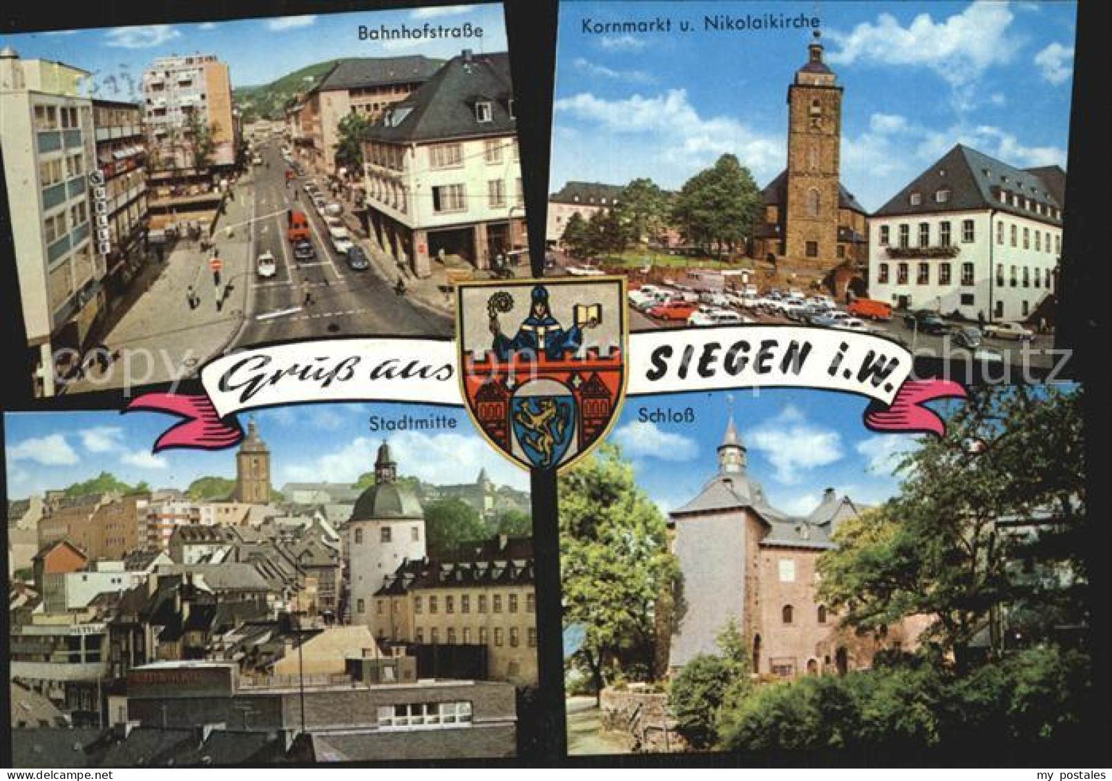 72523261 Siegen Westfalen Kornmarkt Nikolaikirche Bahnhofstrasse Schloss Dreisba - Siegen