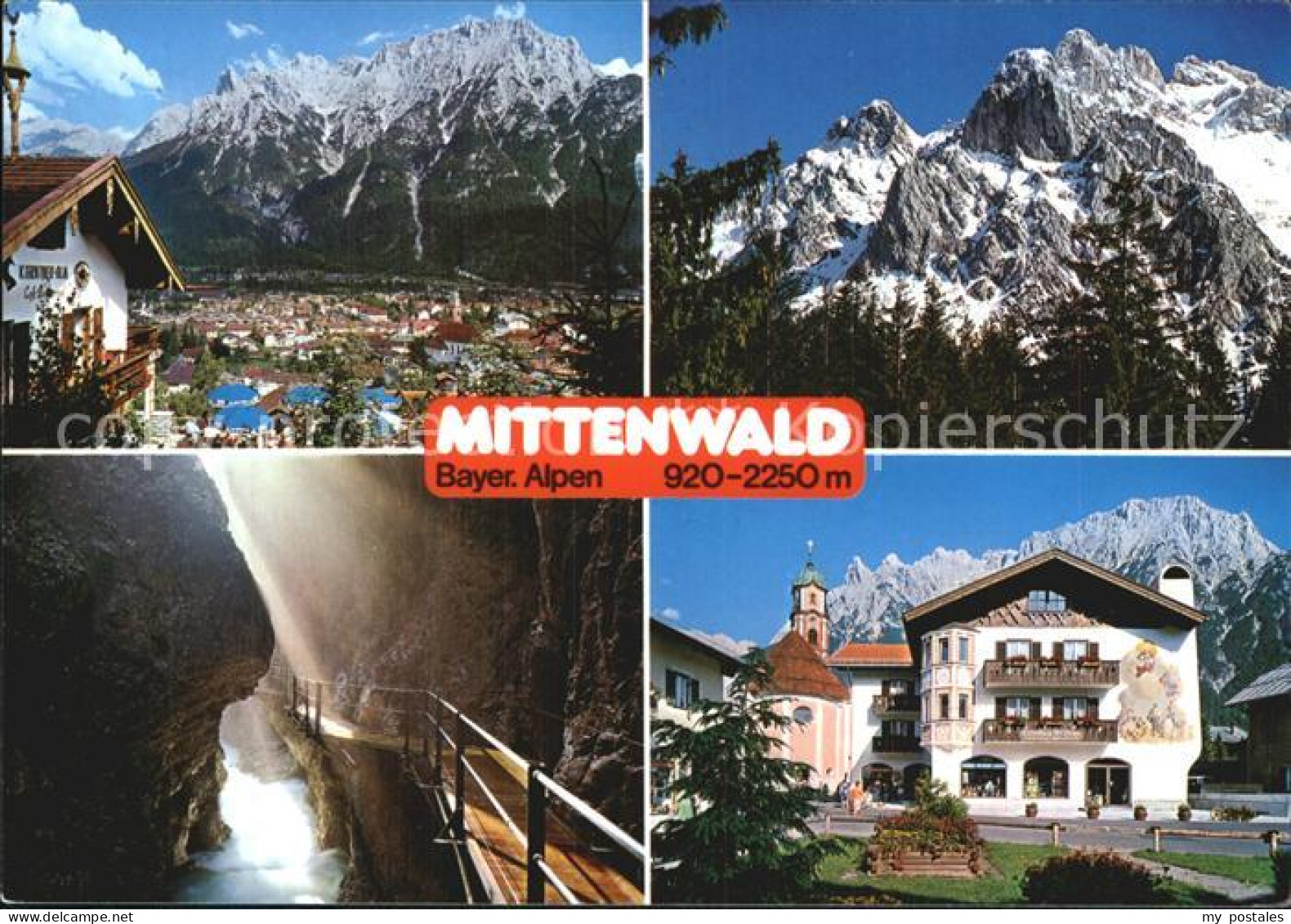 72523174 Mittenwald Bayern Leutaschklamm Pfarrkirche Sankt Peter Und Paul Mitten - Mittenwald