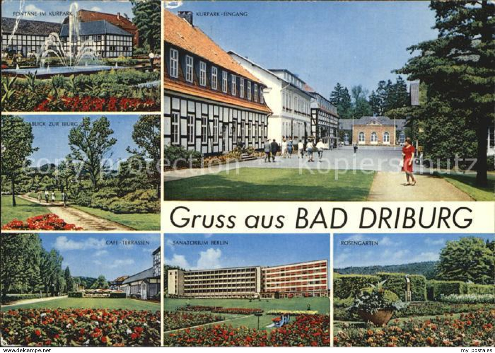 72523126 Bad Driburg Kurpark Cafe-Terrase Sanatorium Alhausen - Bad Driburg