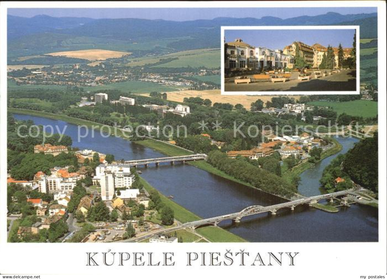 72523099 Piestany Fliegeraufnahme Kupele Piestany Banska Bystrica - Slowakije
