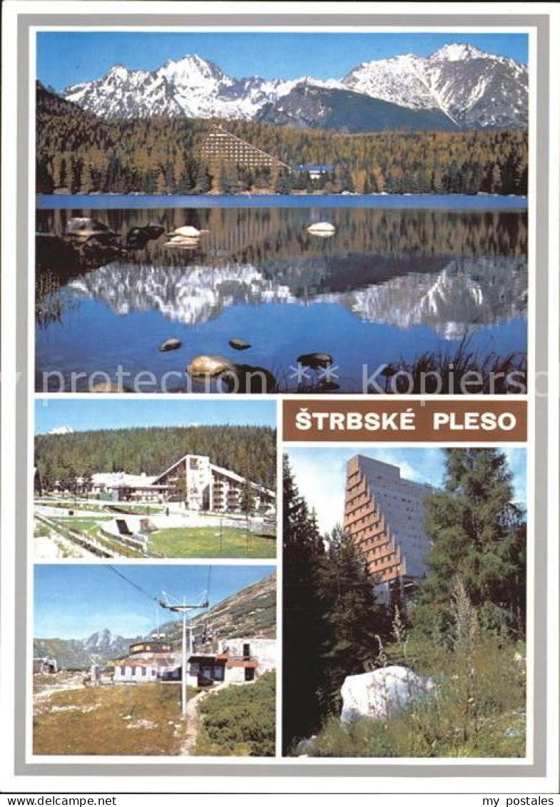72523097 Strbske Pleso Seepartei  Hotel Patria Hotel Panorama Tschirmer See Vyso - Slowakei