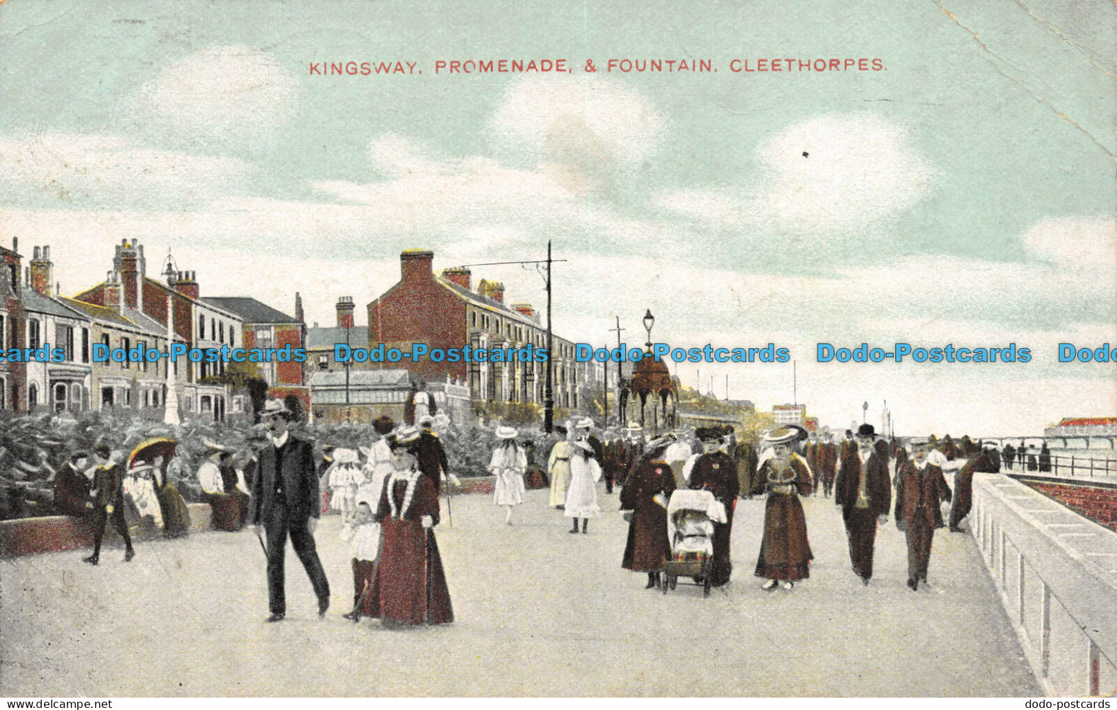 R059350 Kingsway. Promenade And Fountain. Cleethorpes. 1919 - Monde