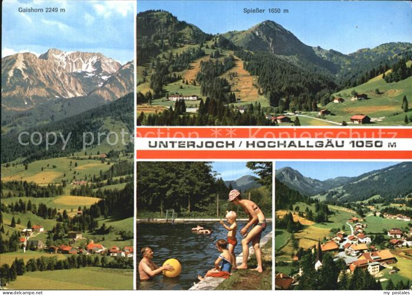 72522799 Unterjoch Gaishorn Spiesser Schwimmbad Panorama Bad Hindelang - Hindelang