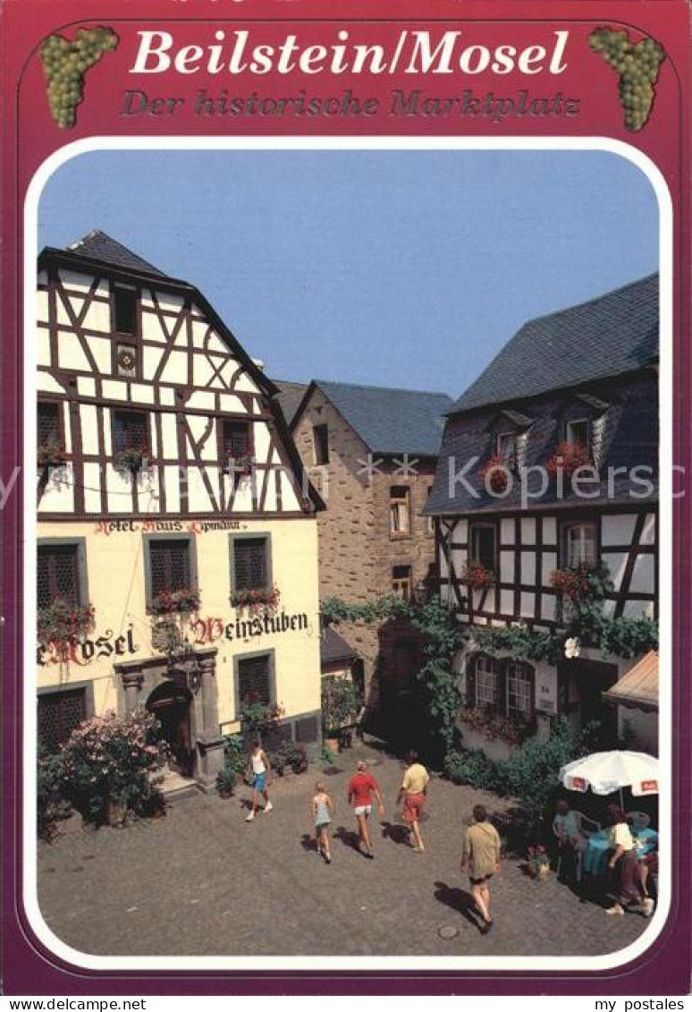 72522758 Beilstein Mosel Historischer Marktplatz Mosel Weinstuben Beilstein - Autres & Non Classés