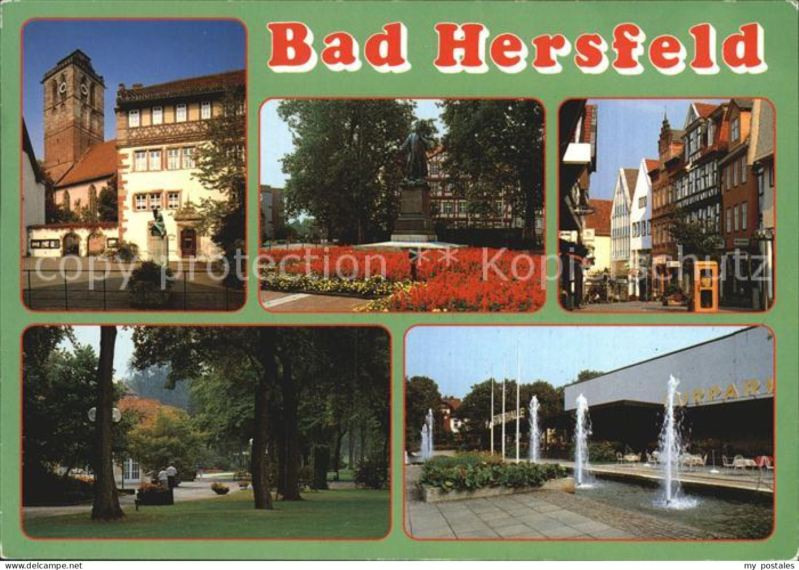 72522735 Bad Hersfeld Langdenkmal Fussgaengerzone Kurpark Stadthalle Bad Hersfel - Bad Hersfeld