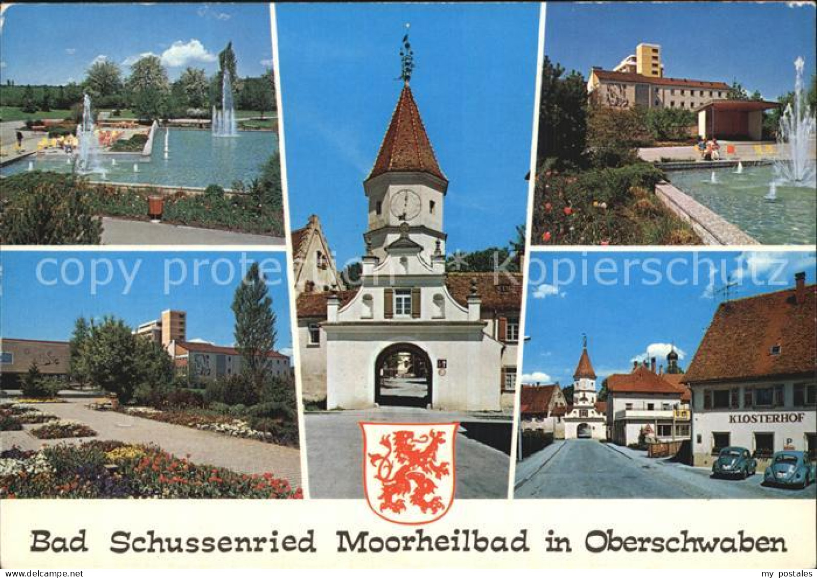 72522702 Bad Schussenried Schwimmbad Stadttor Wasserspiele Kurpark Klosterhof Ba - Bad Schussenried