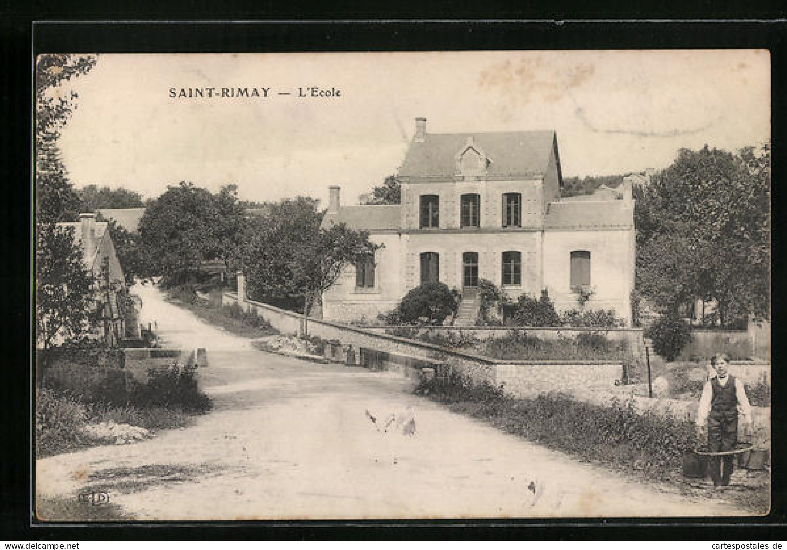 CPA Saint-Rimay, L`Ecole  - Other & Unclassified