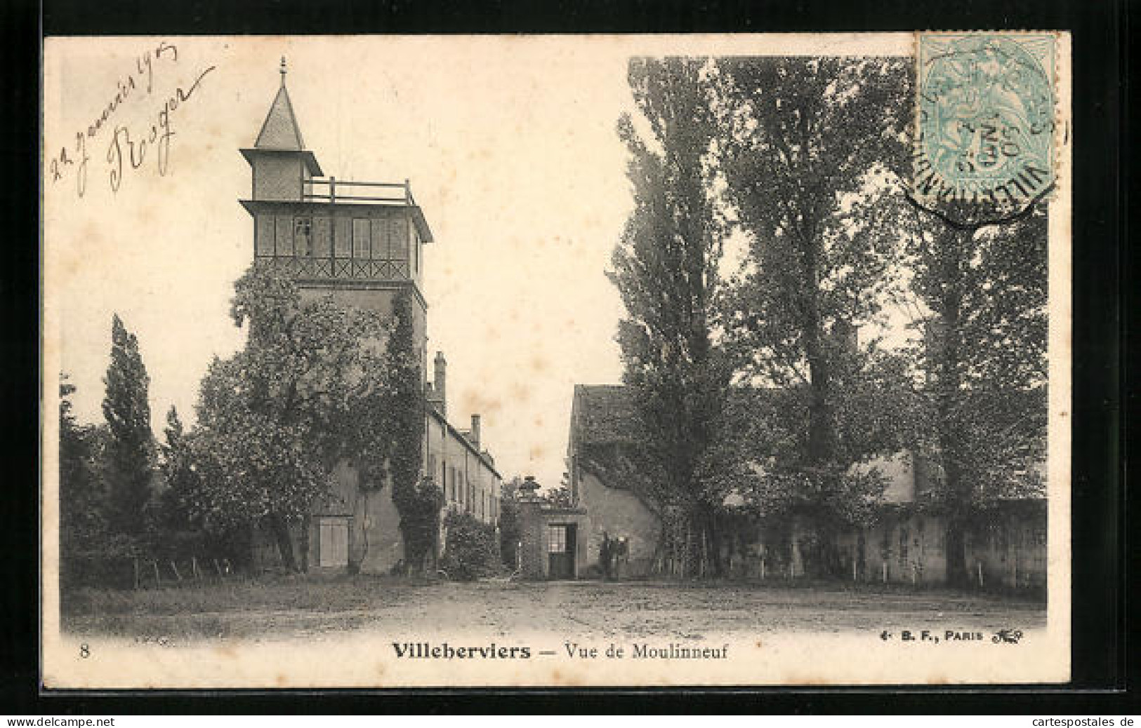 CPA Villeherviers, Vue De Moulinneuf  - Other & Unclassified