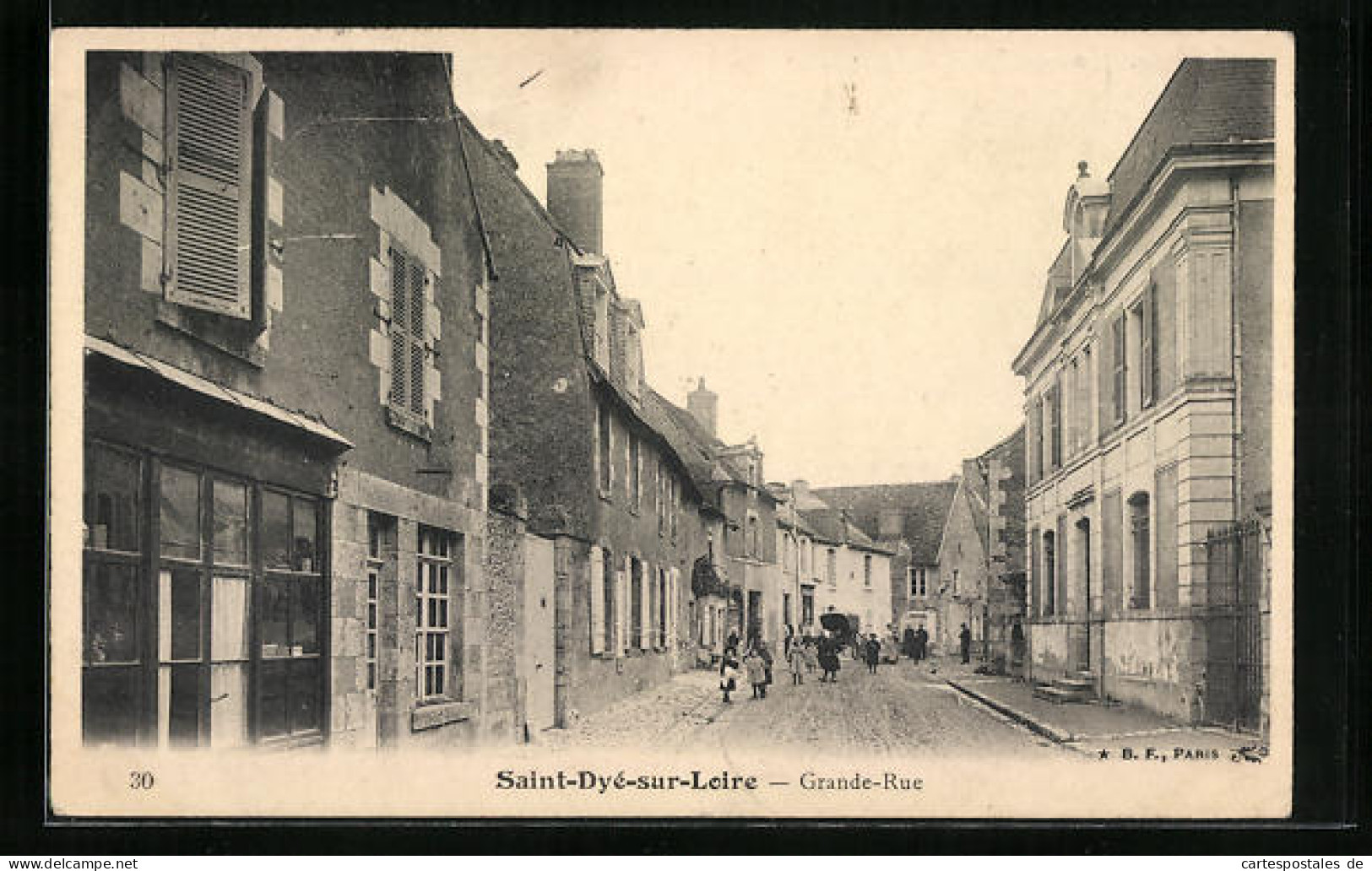 CPA Saint-Dyé-sur-Loire, Grande-Rue  - Other & Unclassified