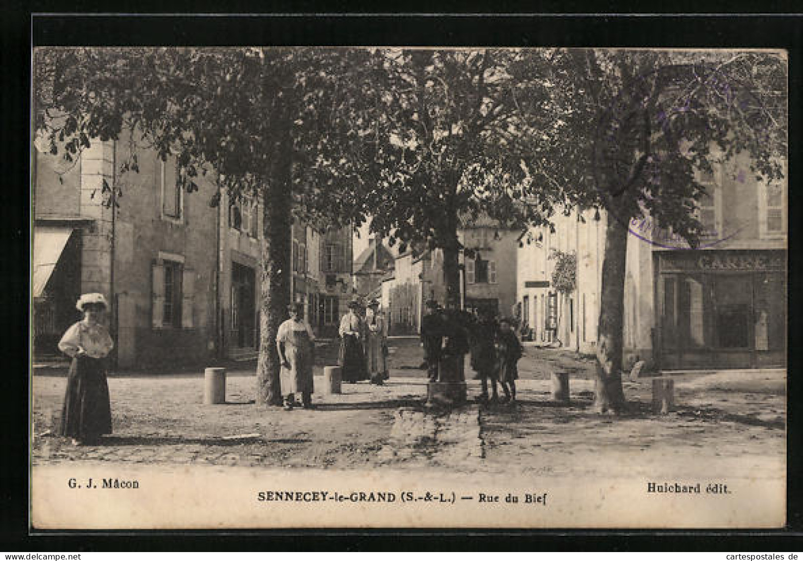CPA Sennecey-le-Grand, Rue Du Bief  - Other & Unclassified