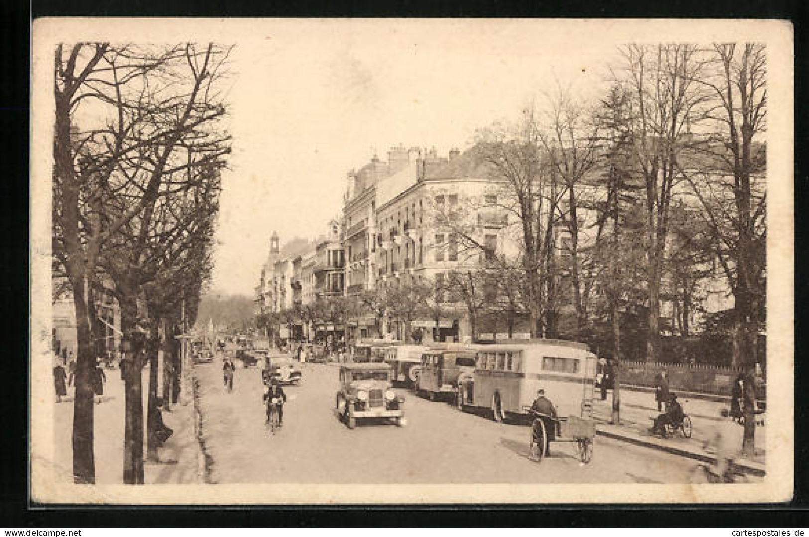 CPA Chalon-sur-Saone, Boulevard De La Republique  - Chalon Sur Saone