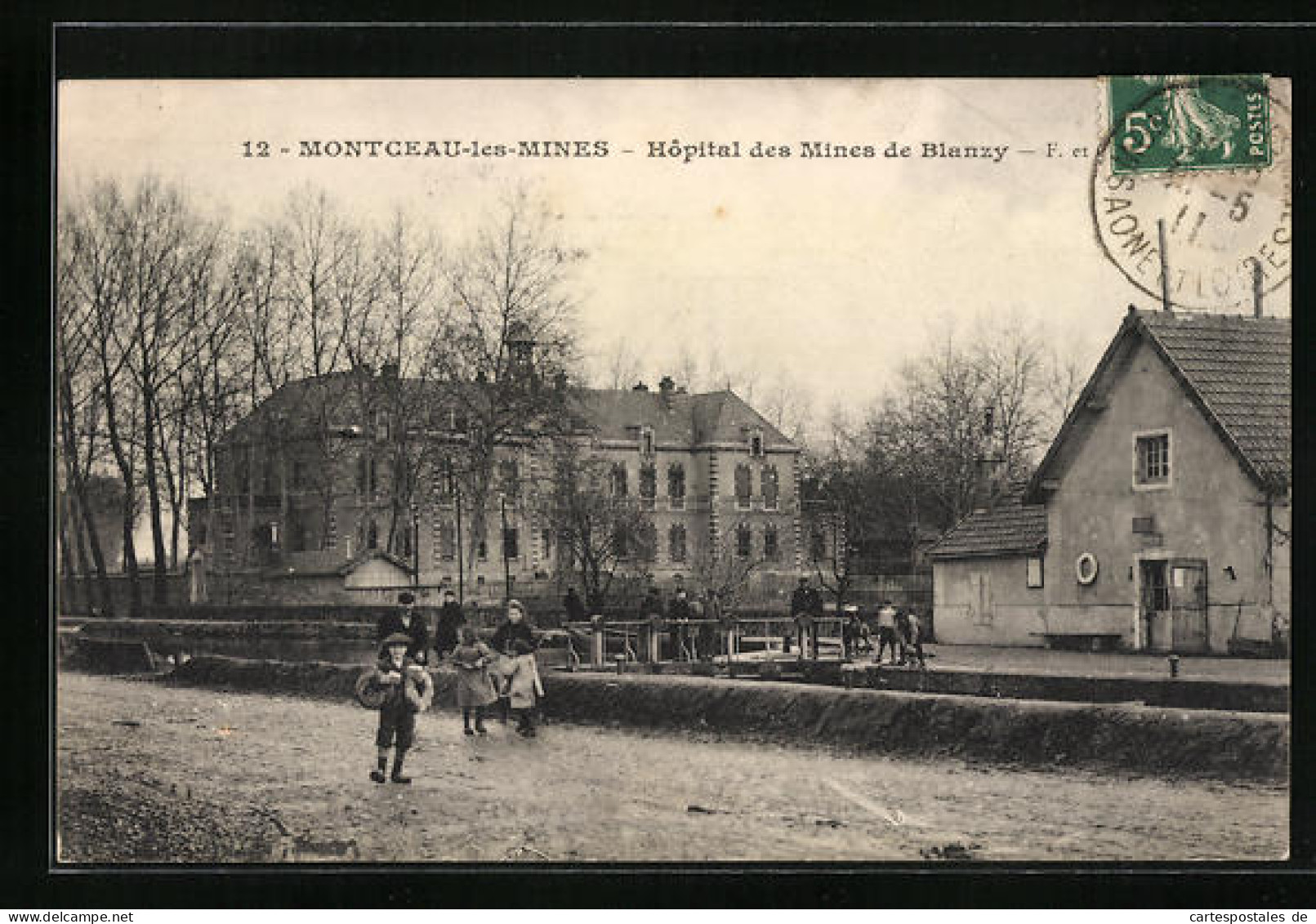 CPA Montceau-les-Mines, Hopital Des Mines De Blanzy  - Montceau Les Mines