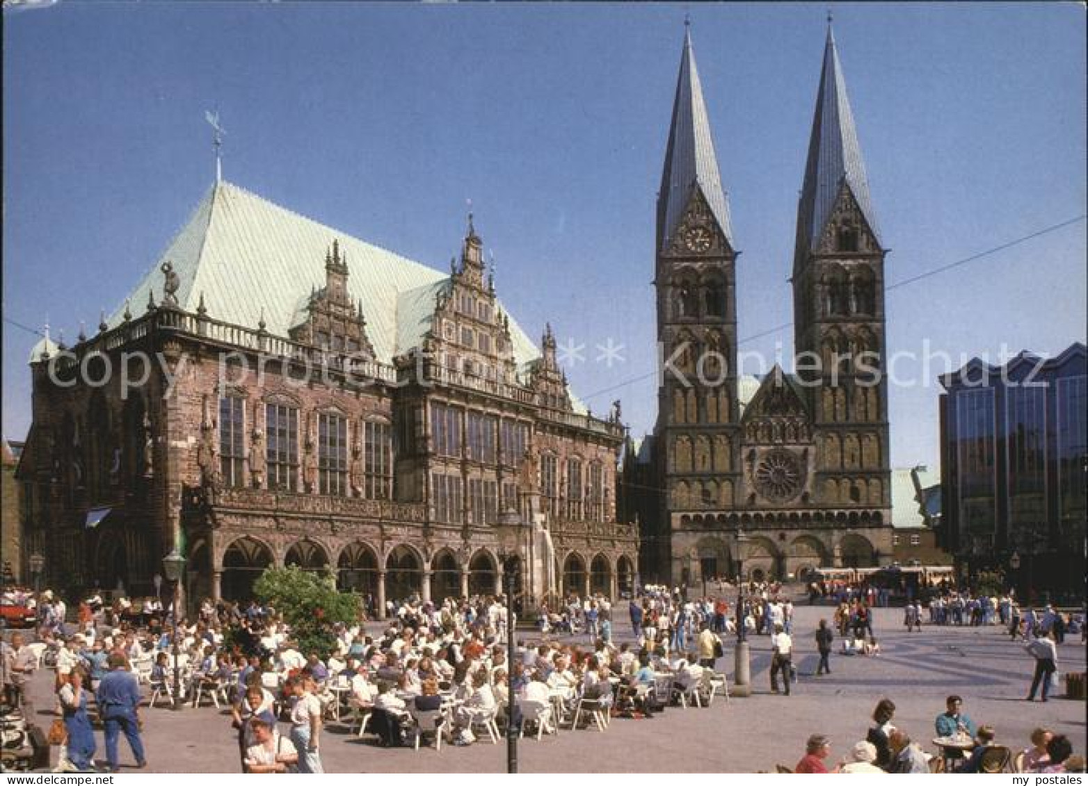 72521939 Bremen Marktplatz Rathaus Dom Parlamentsgebaeude Arbergen - Bremen