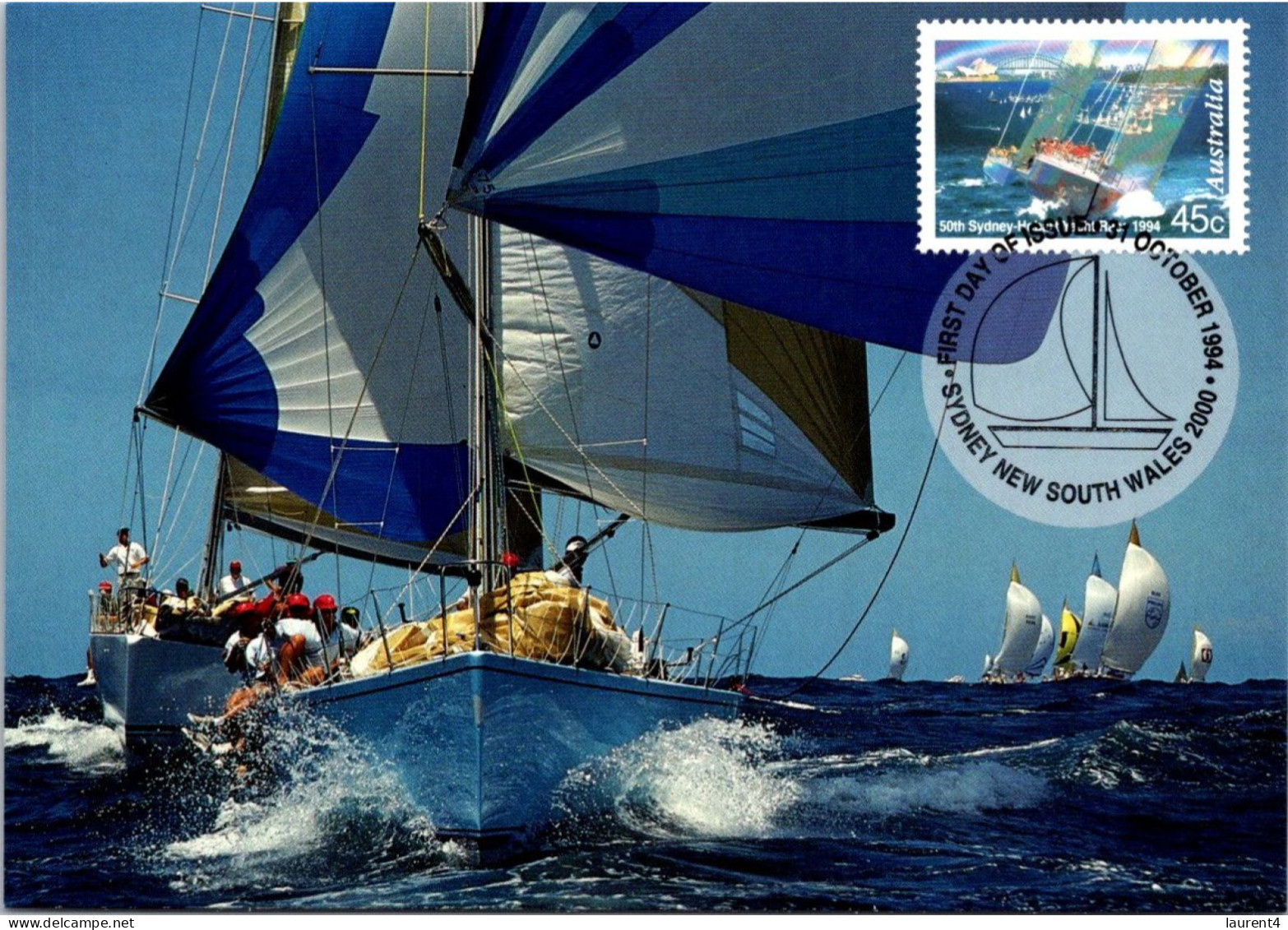 20-5-2024 (5 Z 39) Australia (2 Maxicard) Sailing Sydney To Hobart (if Not Sold Will NOT Be Re-listed) - Cartes-Maximum (CM)