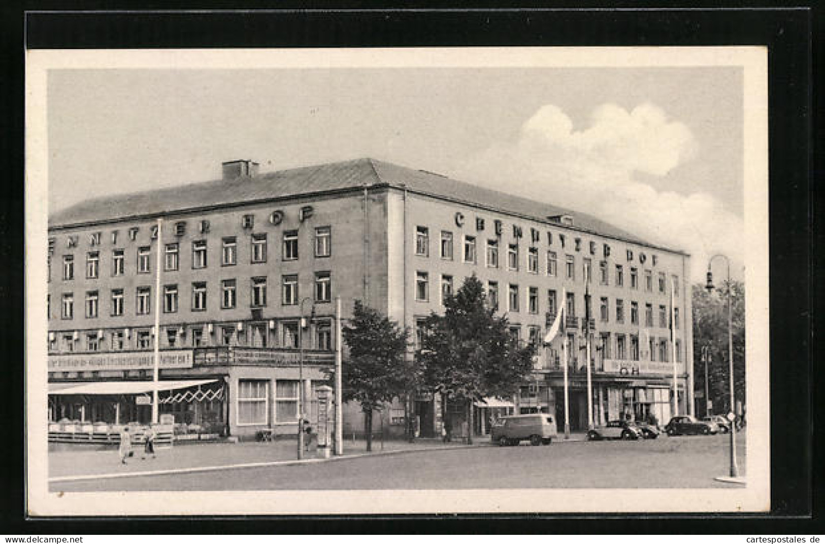 AK Karl-Marx-Stadt, HO-Hotel Chemnitzer Hof  - Chemnitz