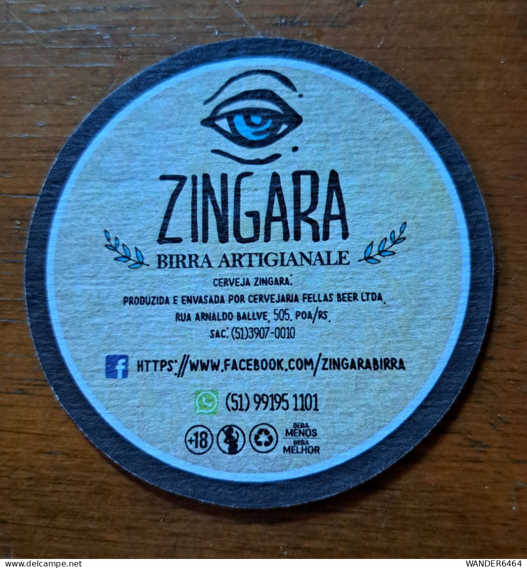 BRAZIL BREWERY  BEER  MATS - COASTERS #027 - Bierdeckel