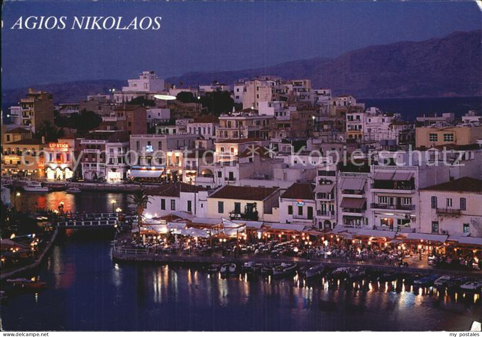 72521684 Agios Nikolaos Kreta Bei Nacht Agios Nikolaos Kreta - Greece