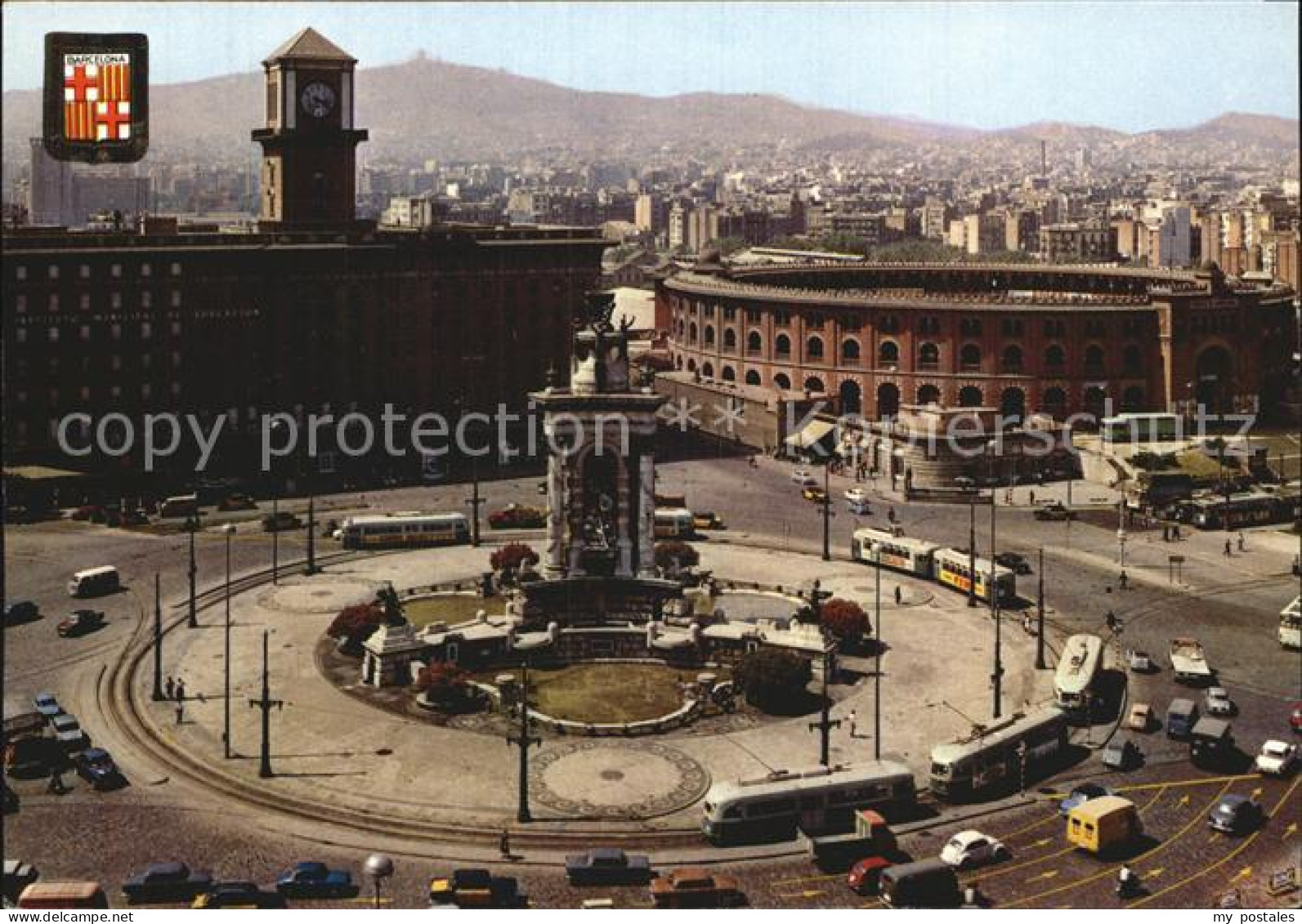 72521675 Barcelona Cataluna Plaza De Espana Al Fondo Plaza De Toros Arenas  - Other & Unclassified
