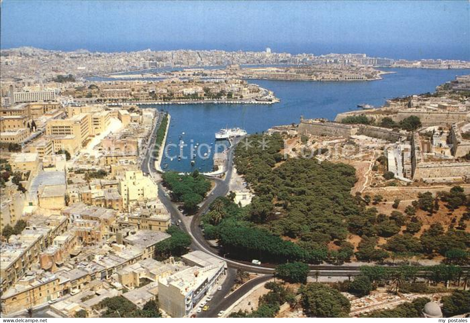 72521503 Marsamxett Fliegeraufnahme Hafen Malta - Malta