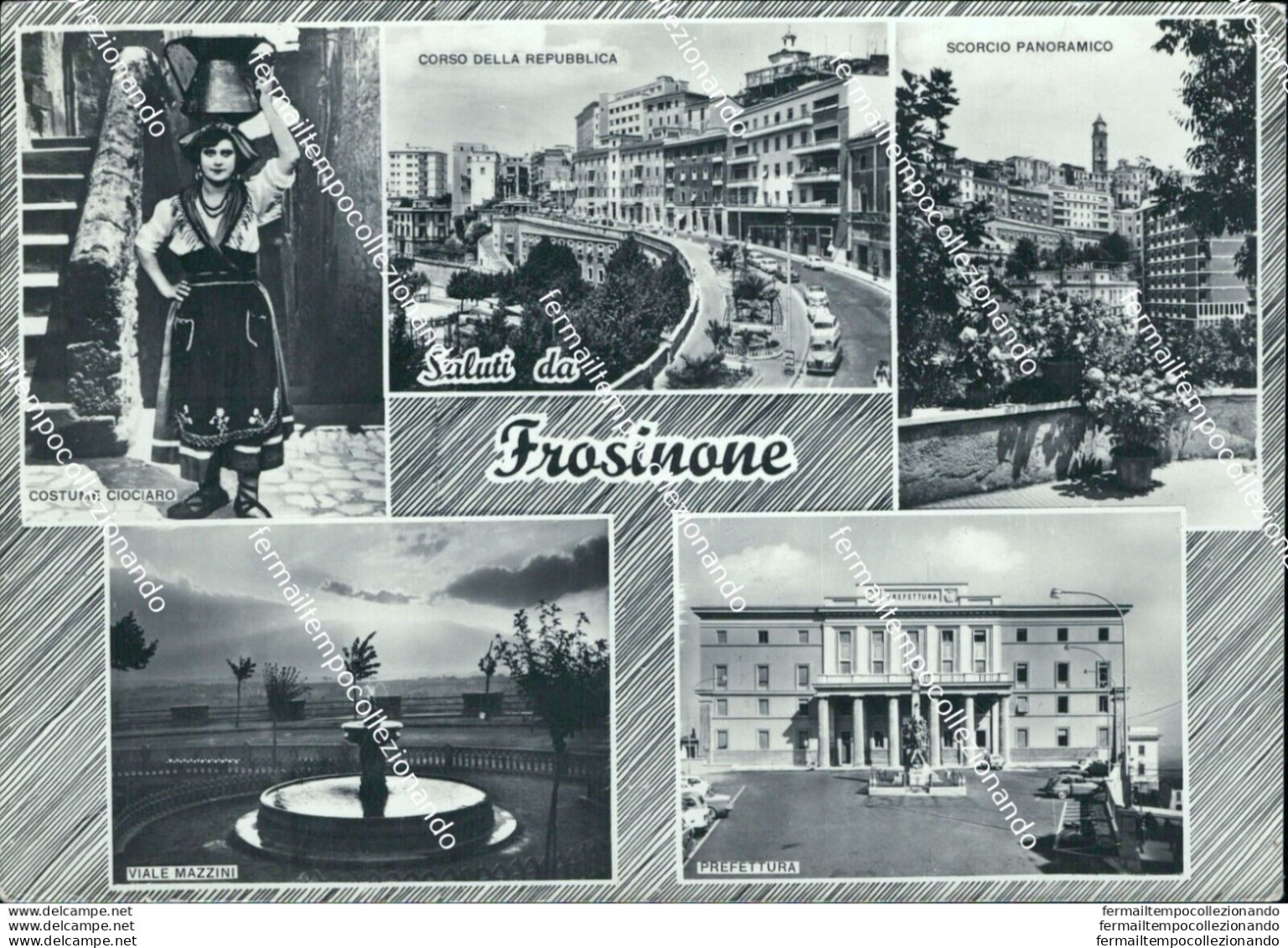 Bn35 Cartolina Saluti Da Frosinone Citta' - Frosinone