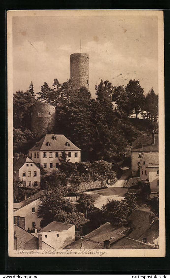 AK Lobenstein, Blick Nach Dem Schlossberg  - Lobenstein