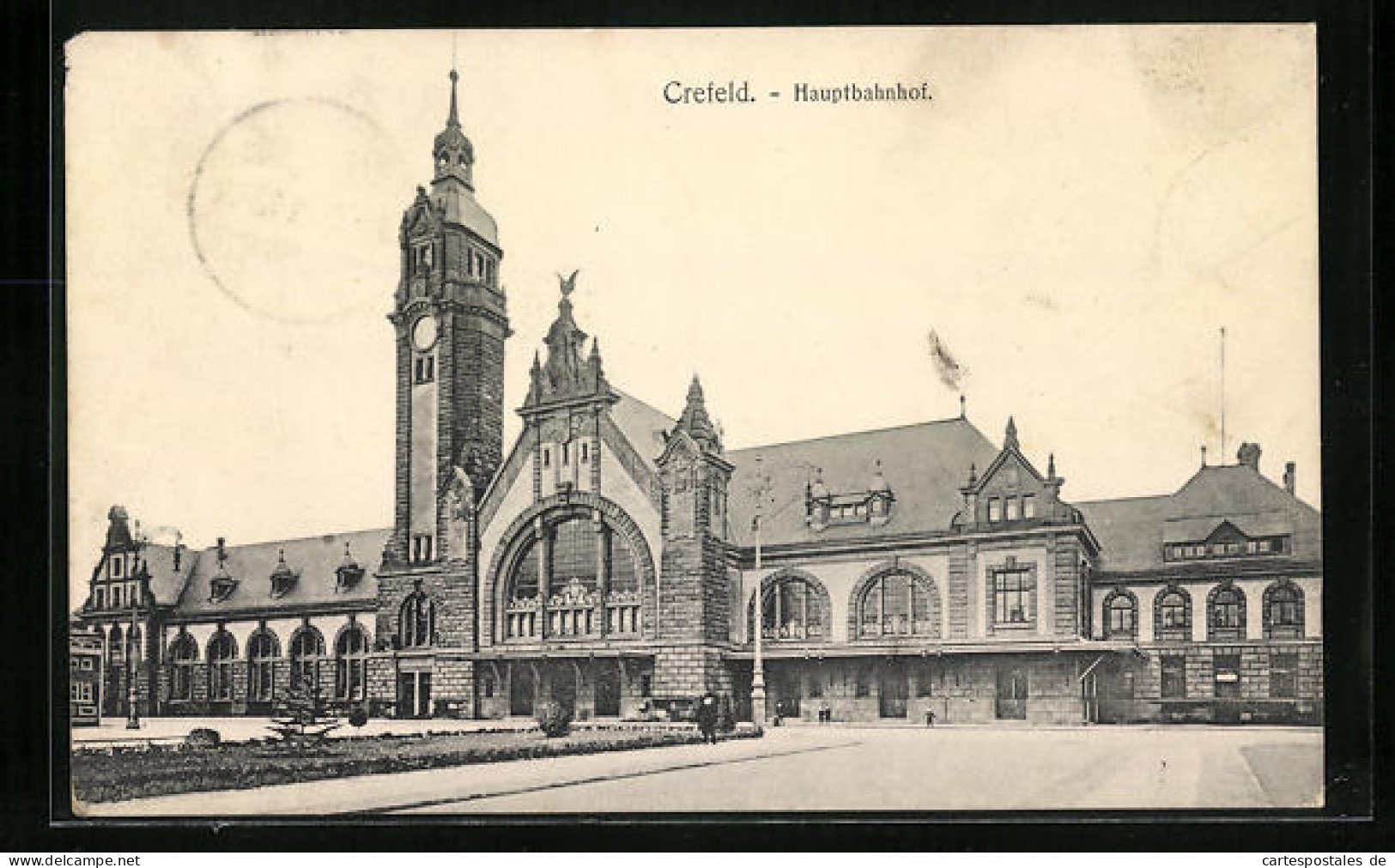 AK Crefeld, Der Hauptbahnhof  - Autres & Non Classés