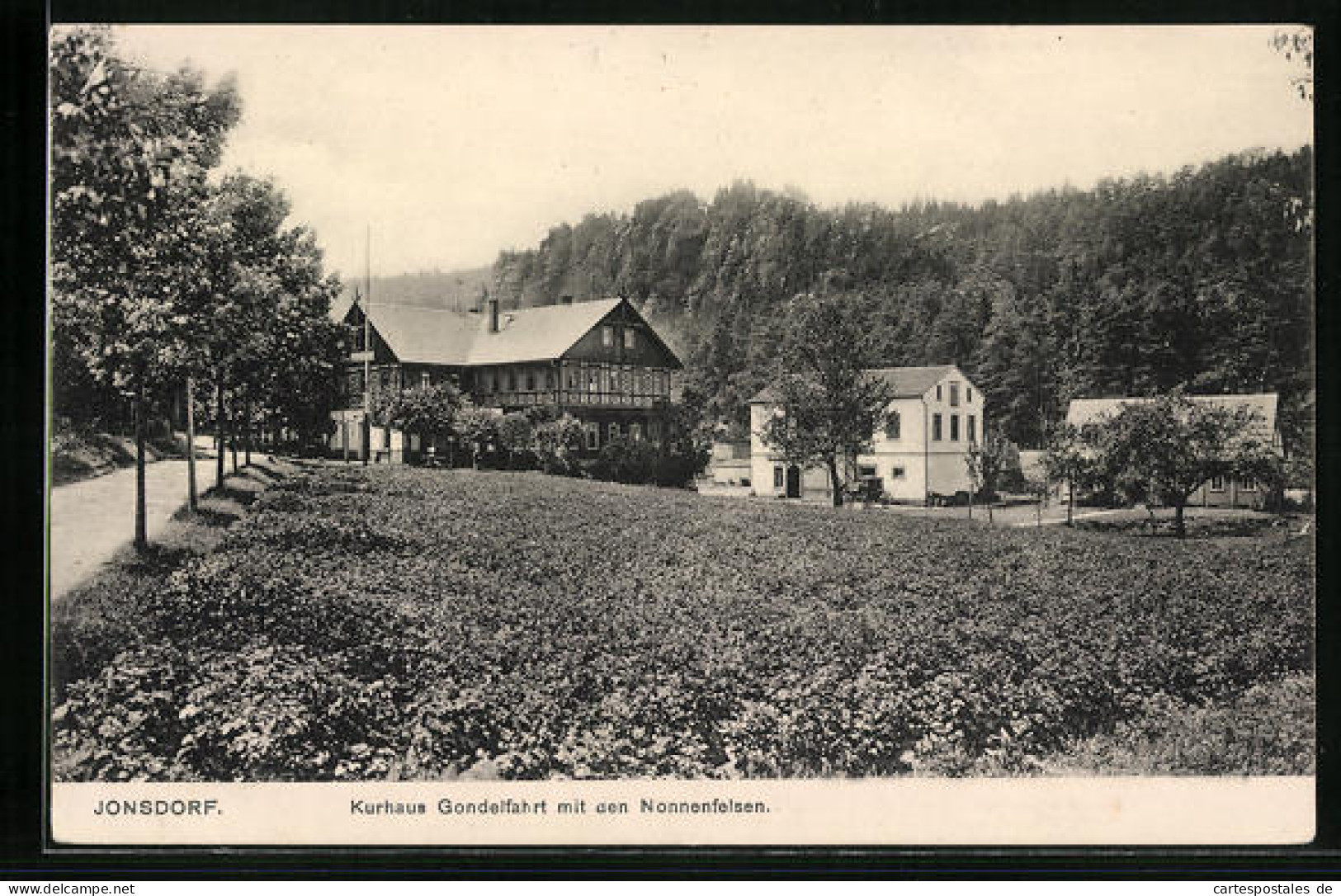 AK Jonsdorf, Kurhaus Gondelfahrt Mit Den Nonnenfelsen  - Jonsdorf