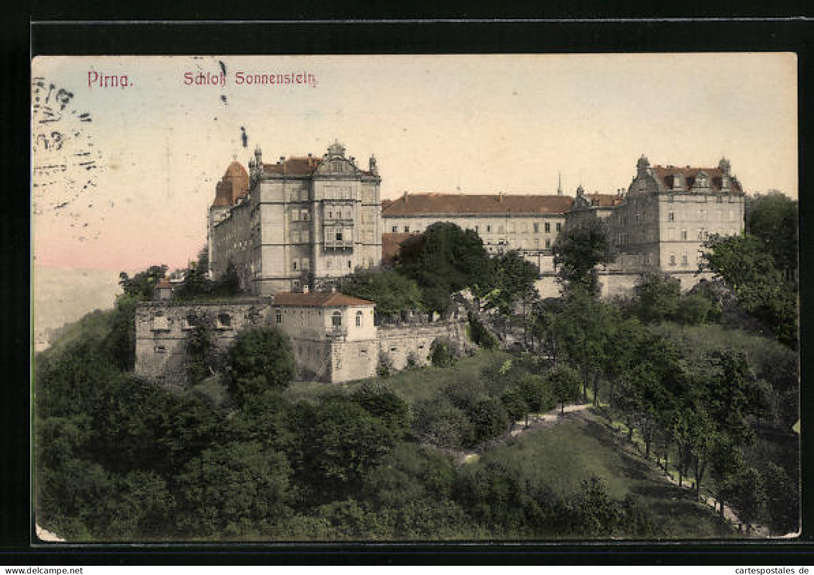 AK Pirna, Schloss Sonnenstein  - Pirna