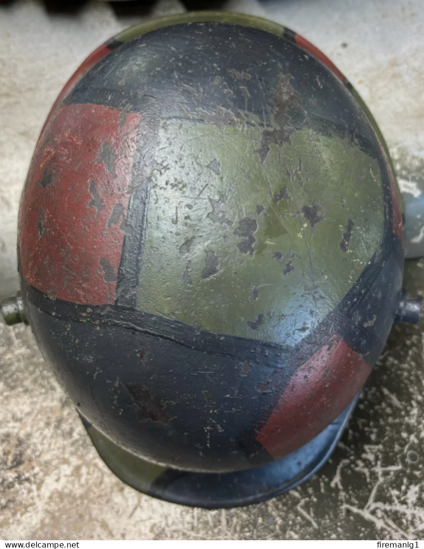 WW1 German M.18 Cutout Steel Helmet – Genuine M.1918 Stahlhelm Shell - Restored - Headpieces, Headdresses