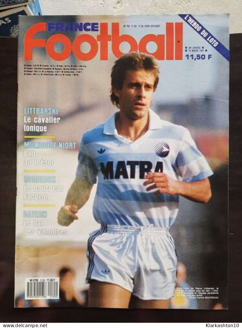 France Football Nº2135 / Mars 1987 - Unclassified