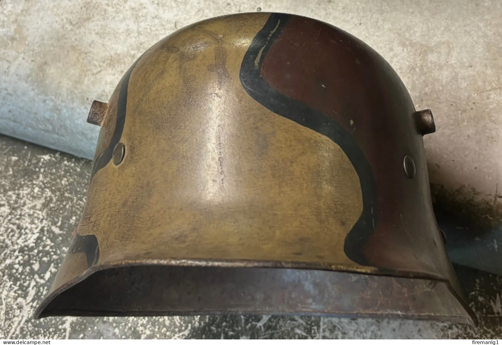 WW1 Austro Hungarian M.17 Stahlhelm (German Type Steel Helmet) – 3 Colour Camo