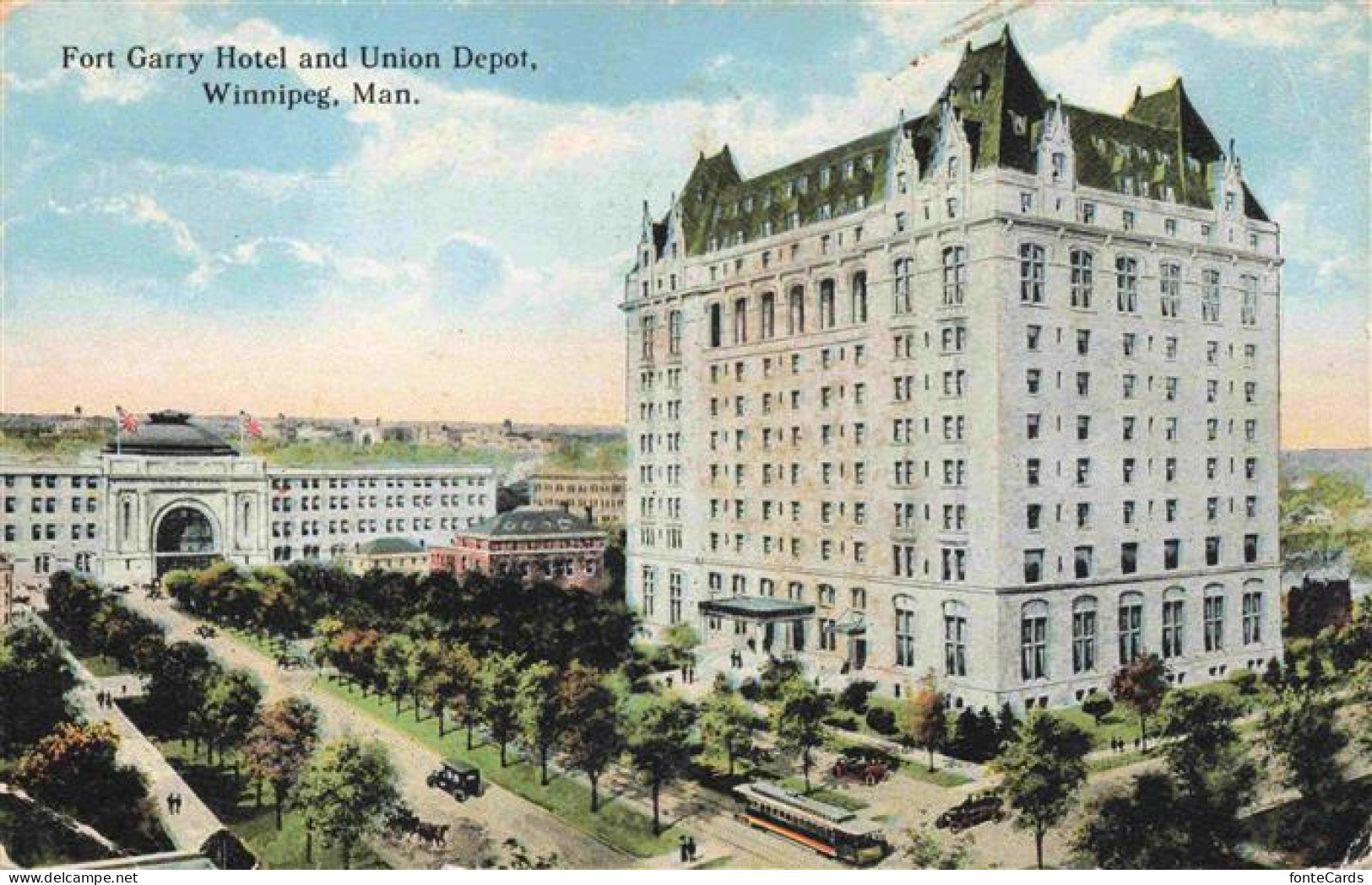 73977164 Winnipeg Fort Garry Hotel And Union Depot - Unclassified