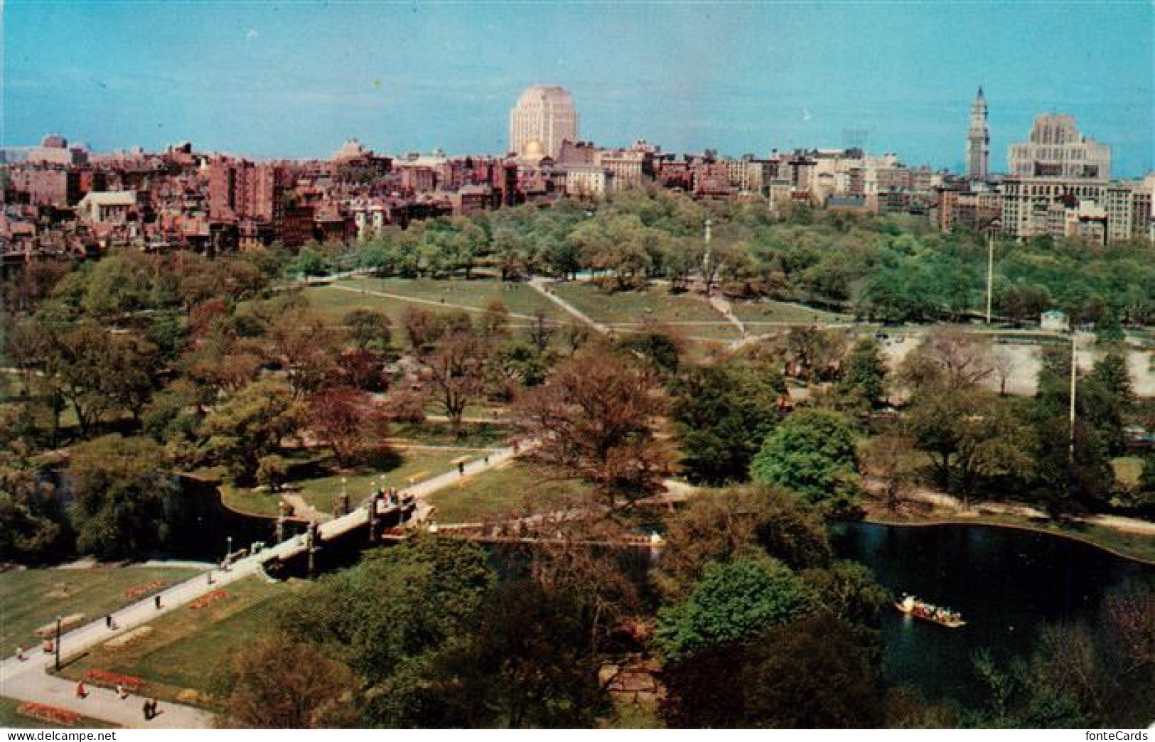 73918572 Boston__Massachusetts_USA The Public Garden And The Common Fliegeraufna - Other & Unclassified