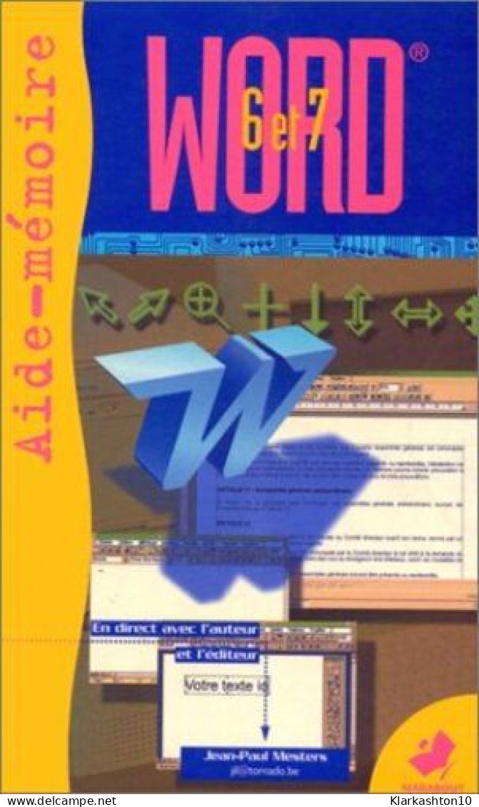 Aide-mémoire De Word 6 Et 7 Sous Windows - Other & Unclassified