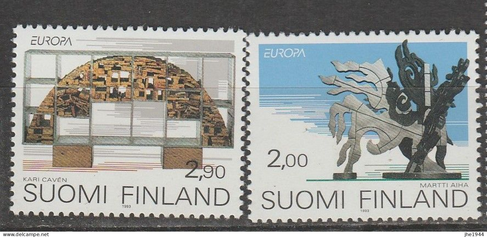 Europa 1993 Art contemporain Voir liste des timbres à vendre **