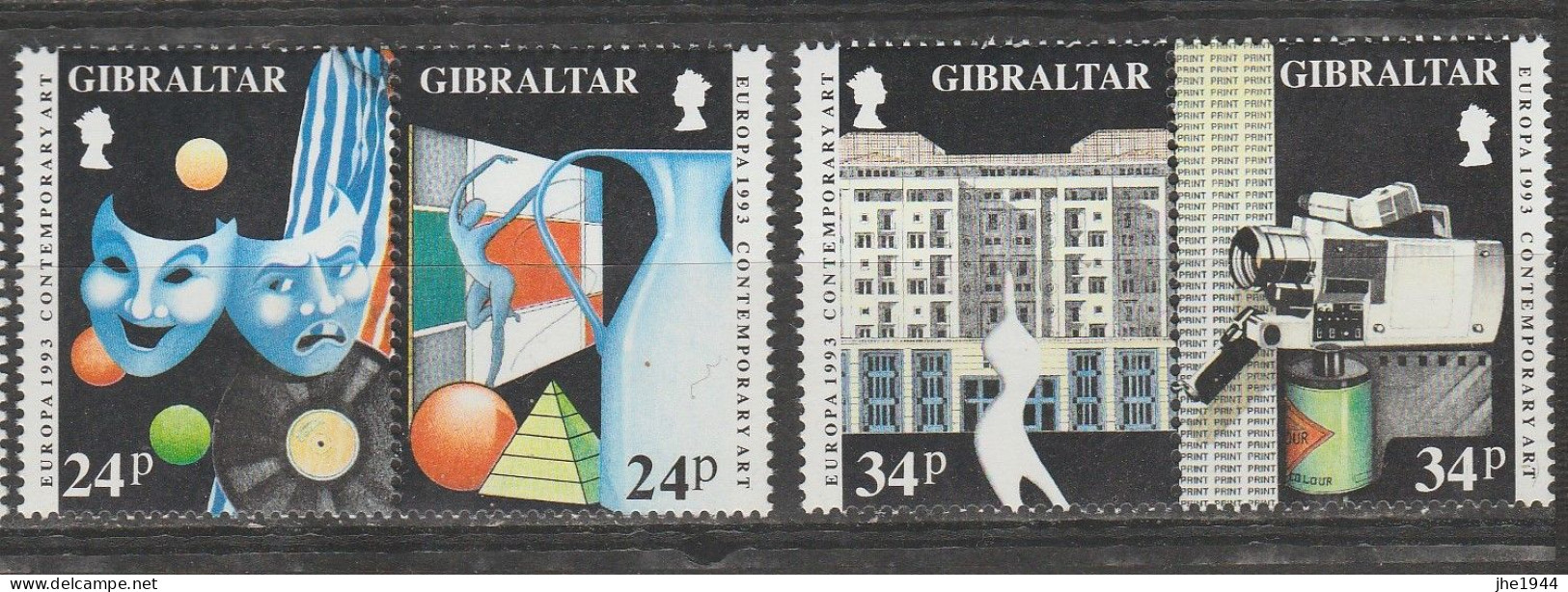 Europa 1993 Art contemporain Voir liste des timbres à vendre **