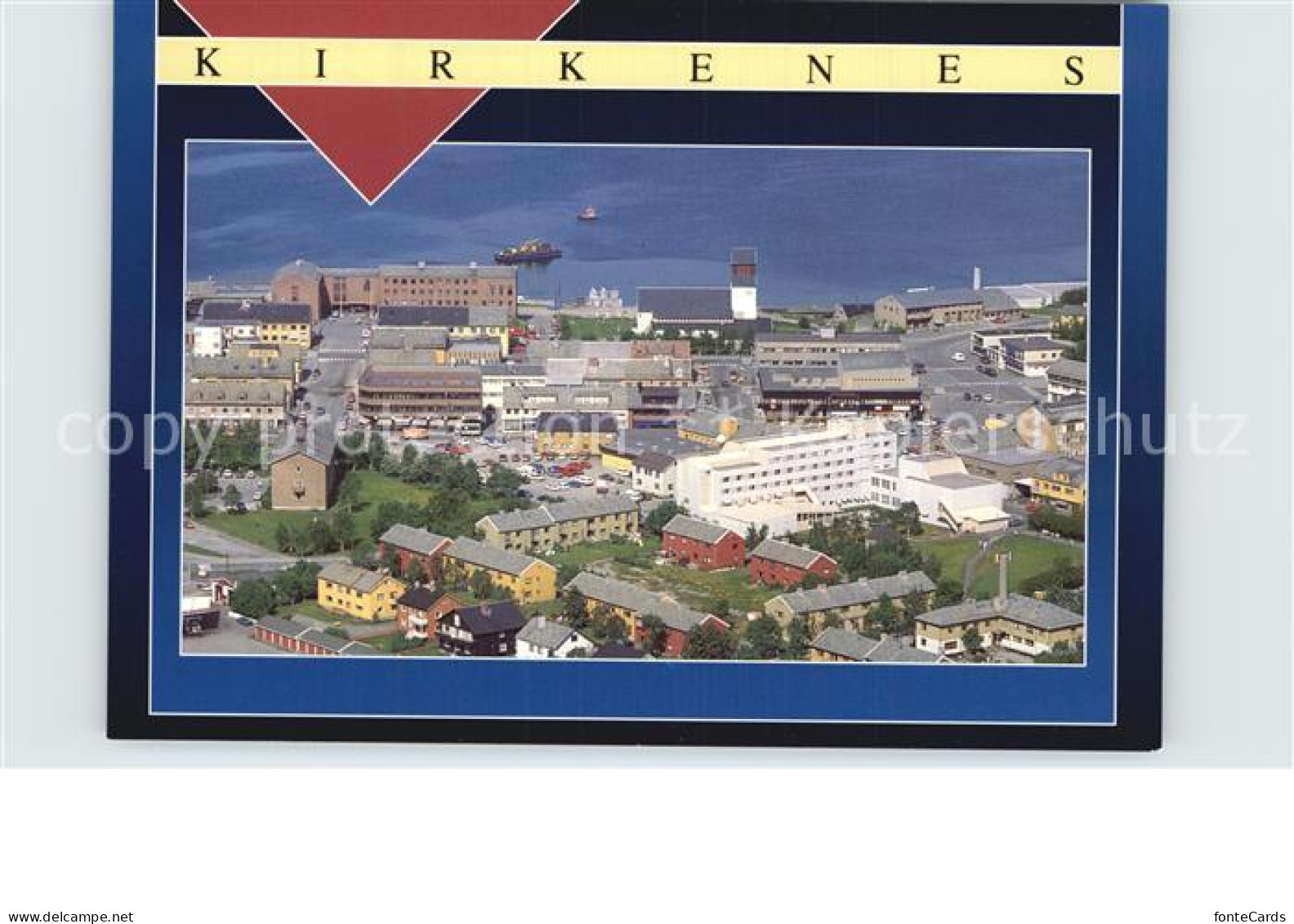 72612590 Kirkenes Fliegeraufnahme Norwegen - Noorwegen