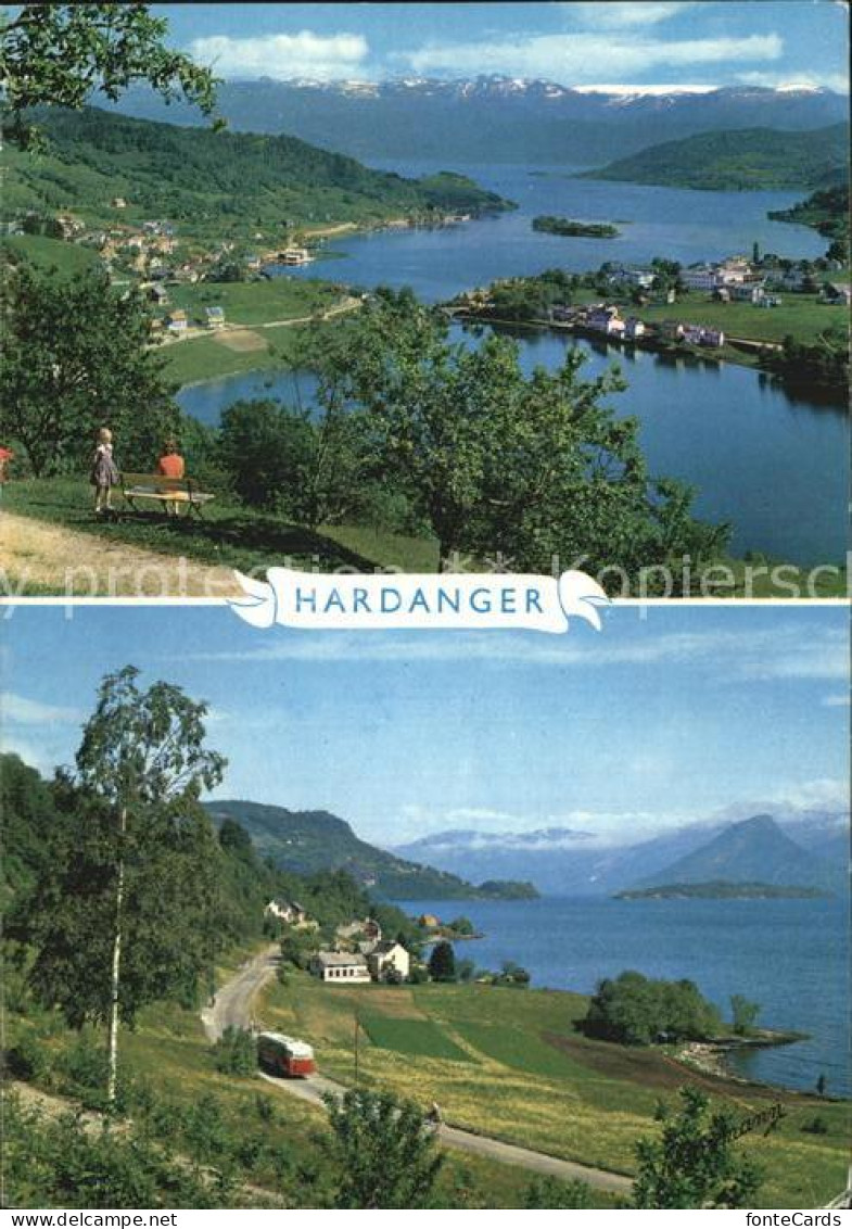 72595520 Hardanger Norheimsund Og Parti Fra Vegen Norheimsund Oystese Hardanger - Norway