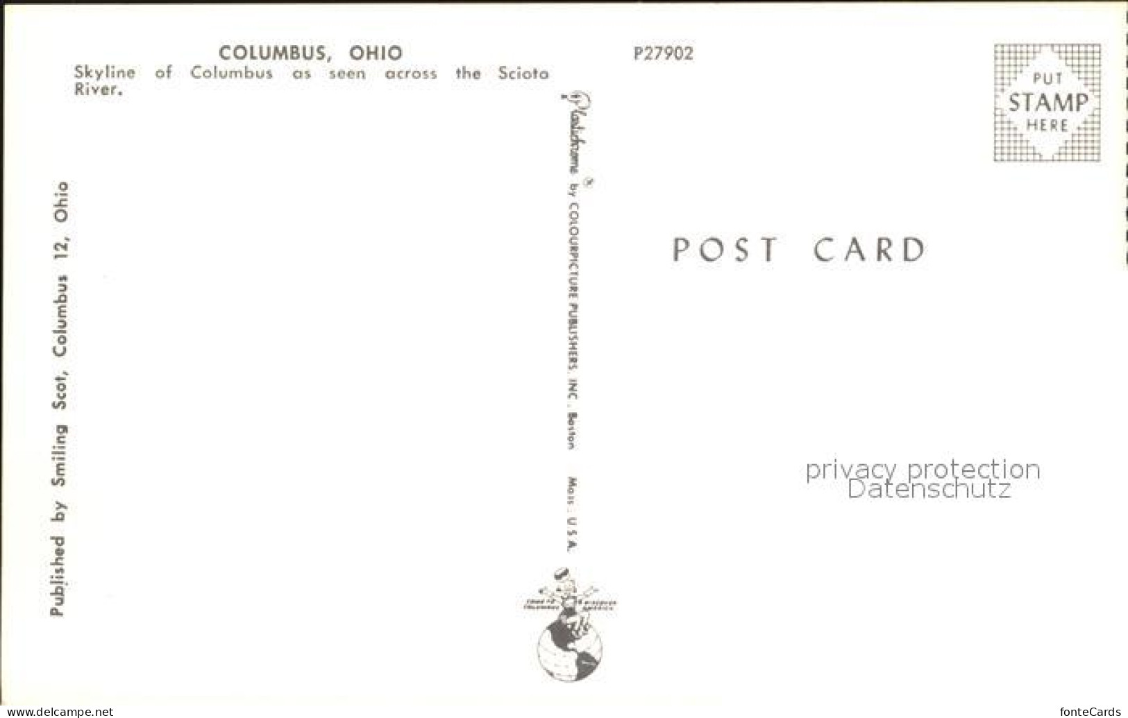 72595376 Ohio Columbus Skyline Scioto River - Other & Unclassified
