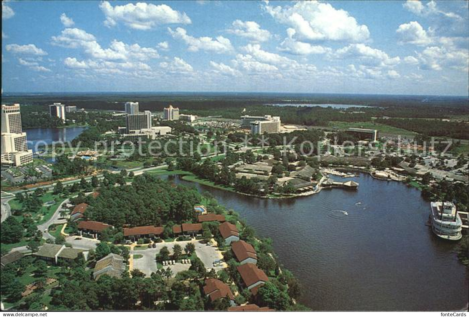 72583978 Walt_Disney_World Fliegeraufnahme Waterways - Other & Unclassified