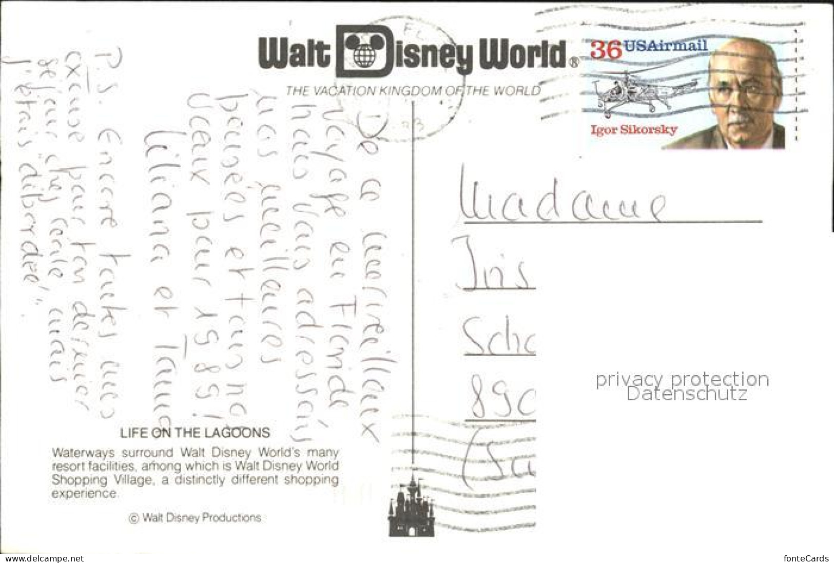 72583978 Walt_Disney_World Fliegeraufnahme Waterways - Other & Unclassified