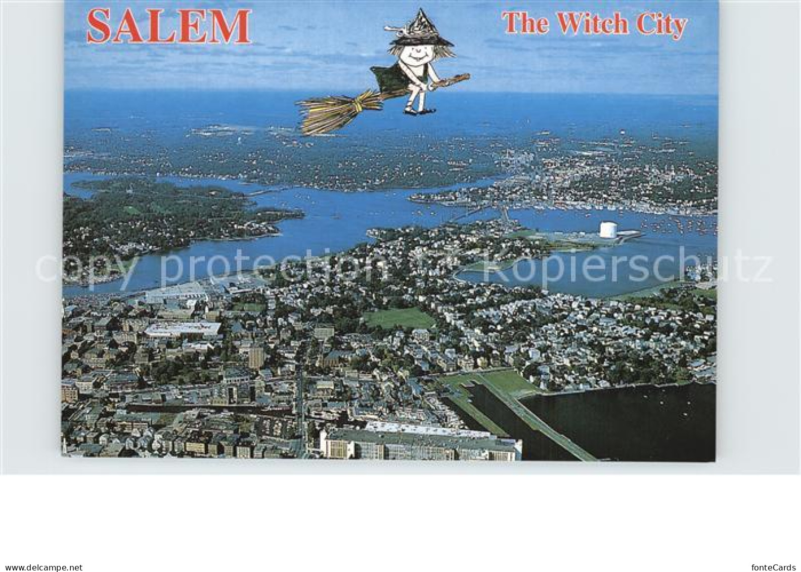 72583051 Salem_Massachusetts The Witch City Aerial View - Other & Unclassified