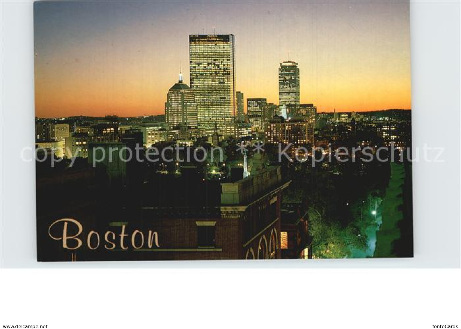 72583046 Boston_Massachusetts Back Bay At Twilight - Other & Unclassified