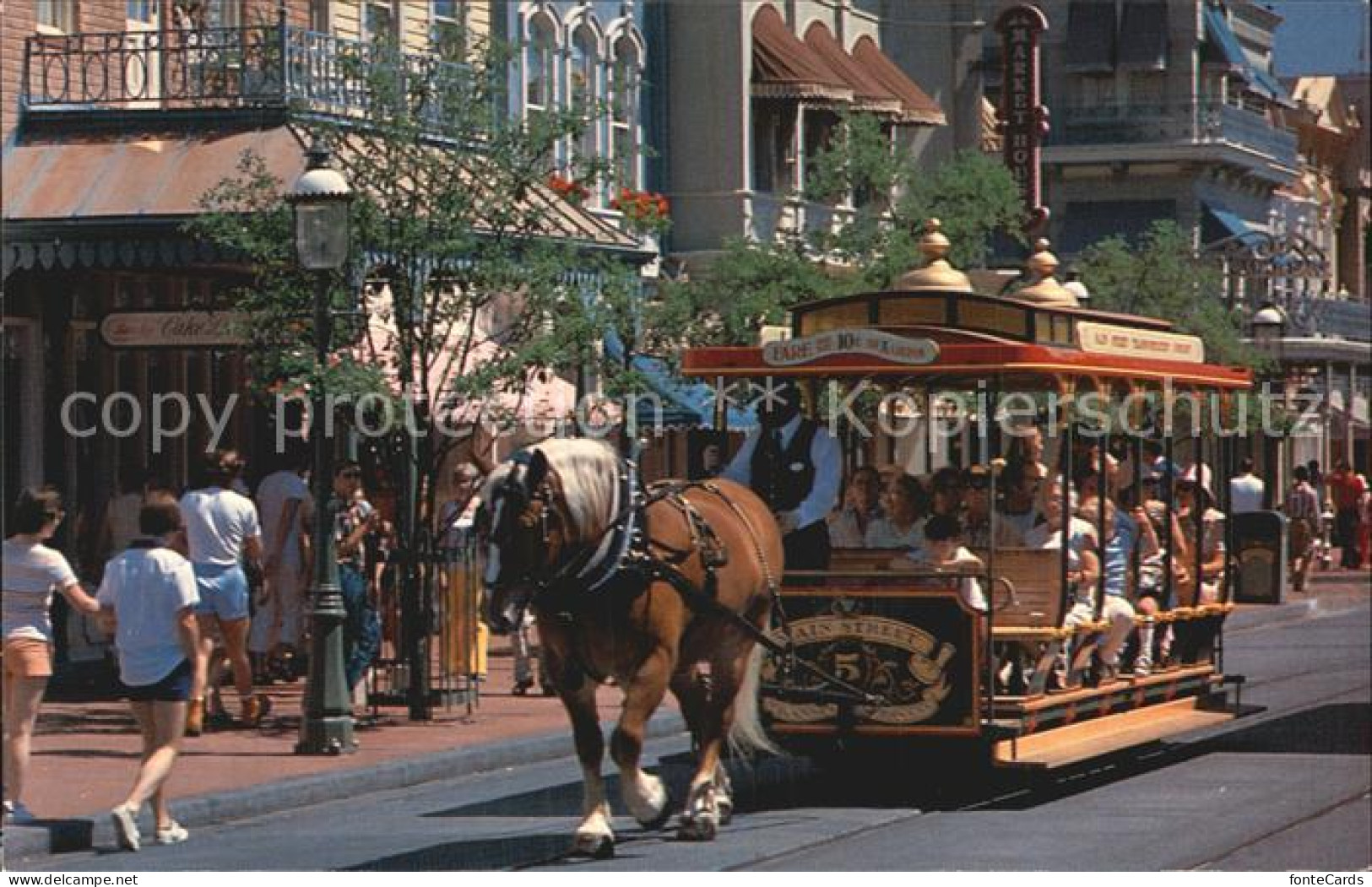 72582191 Walt_Disney_World Trolley Ride Main Street - Autres & Non Classés