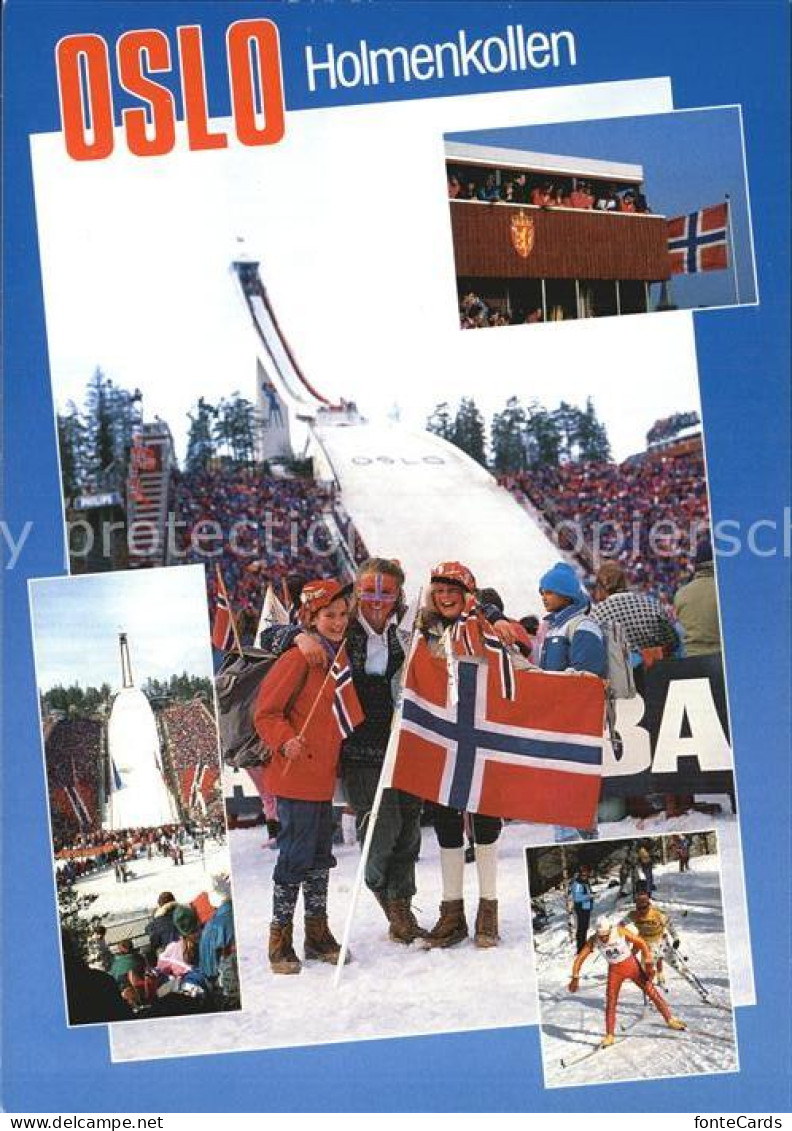 72580125 Oslo Norwegen Holmenkollen Skischanze Festival Oslo - Norway
