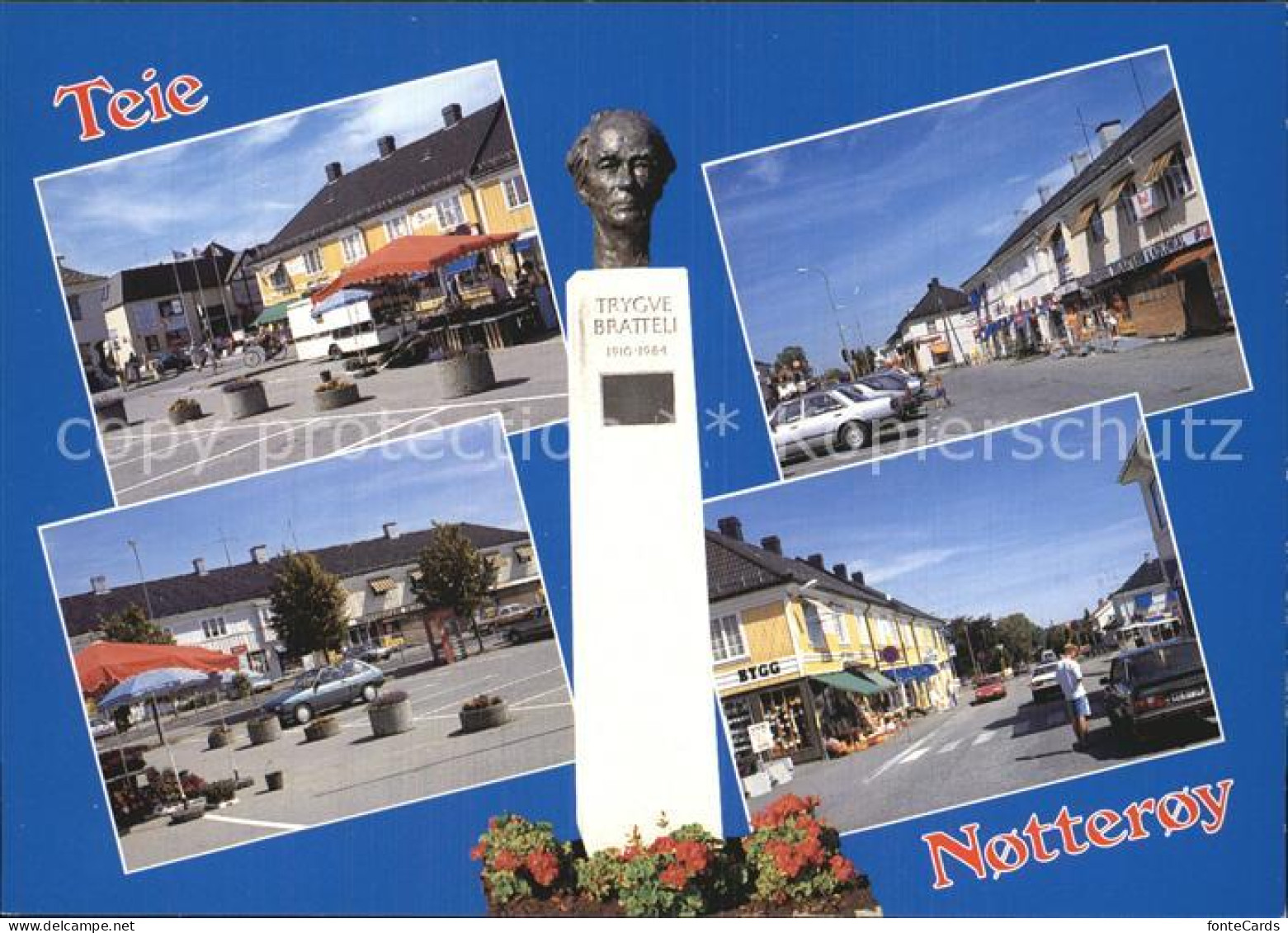 72576483 Notteroy Motiver Fra Tettstedet Monument Denkmal Bueste Notteroy - Norvège
