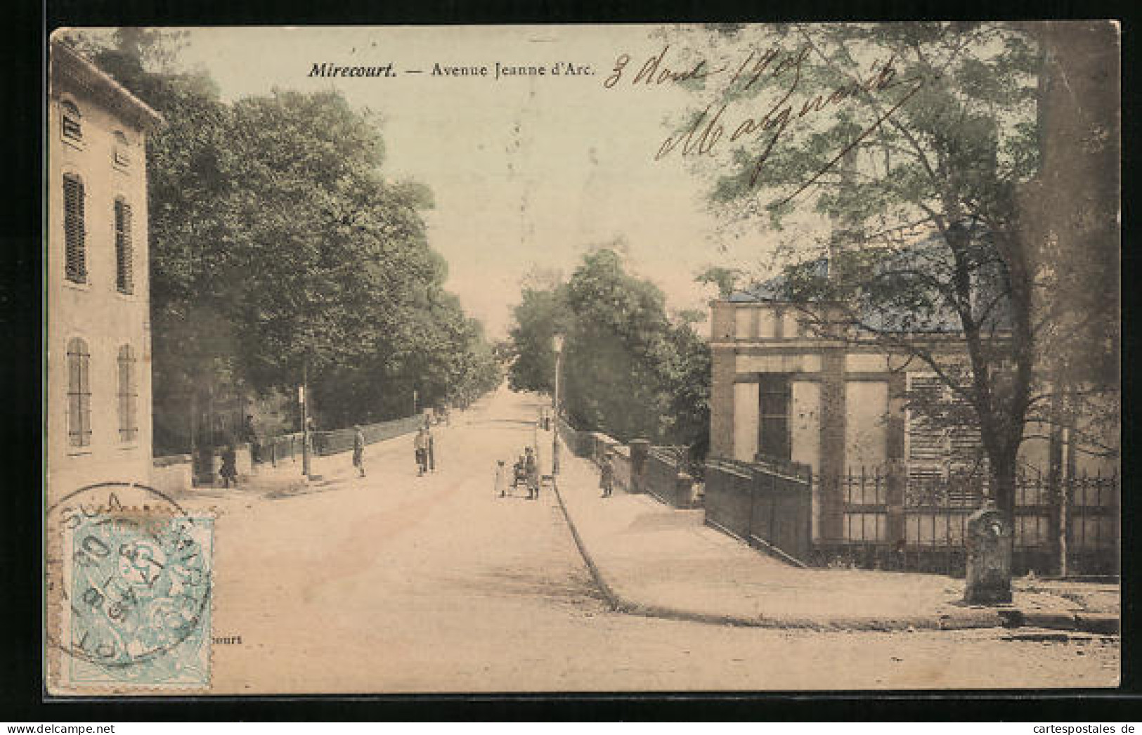 CPA Mirecourt, Avenue Jeanne D'Arc  - Mirecourt