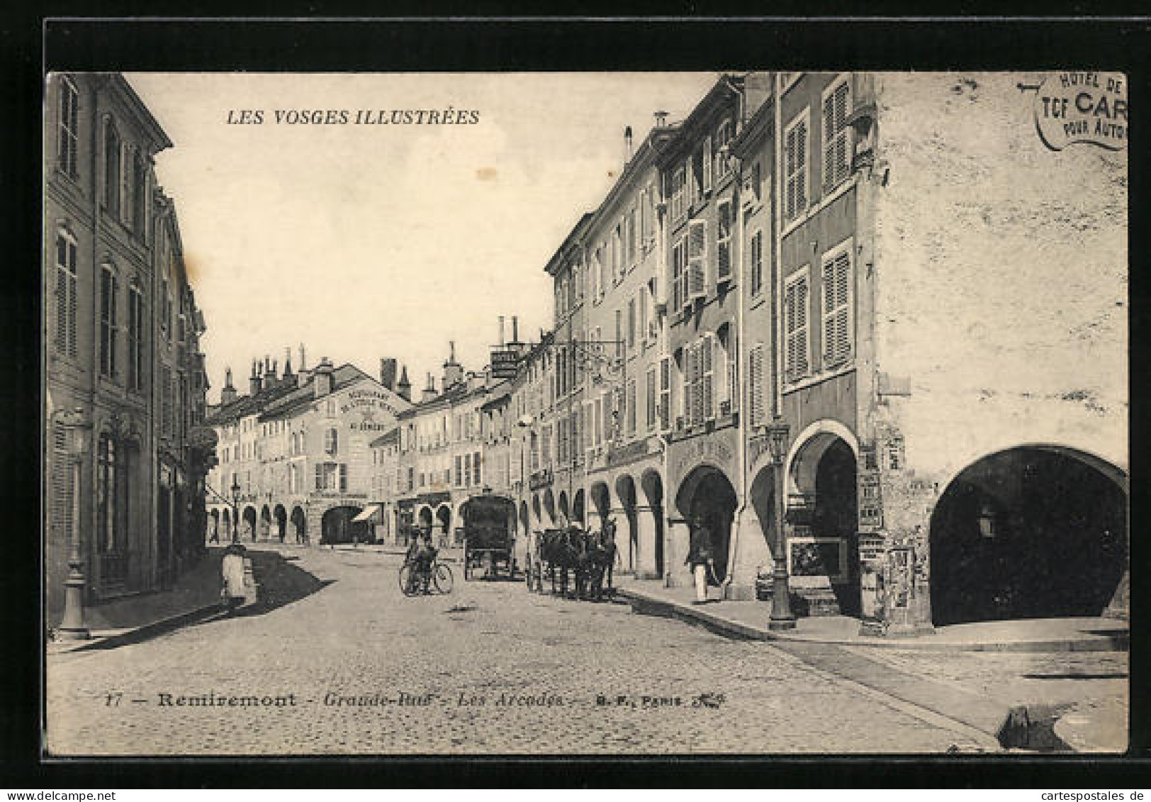 CPA Rentiremont, Grande Rue, Les Arcades  - Autres & Non Classés