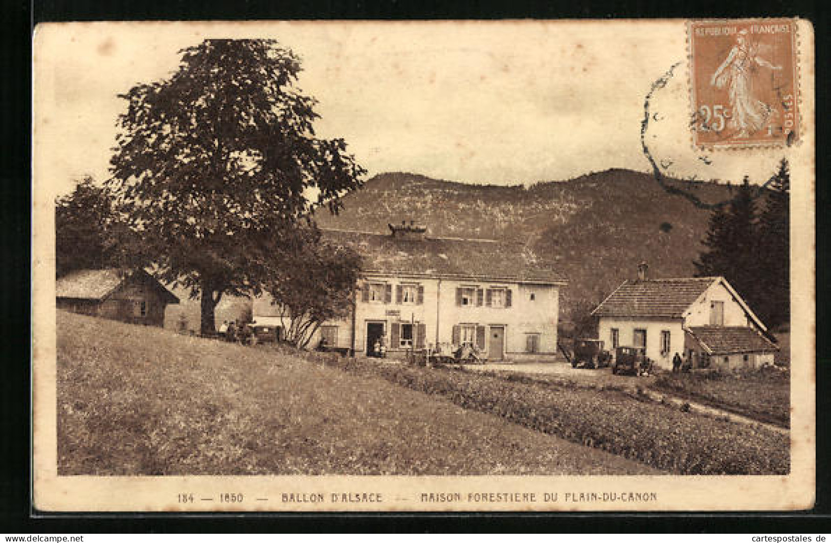 CPA Ballon D`Alsace, Maison Forestiere Du Plain-du-Canon  - Autres & Non Classés