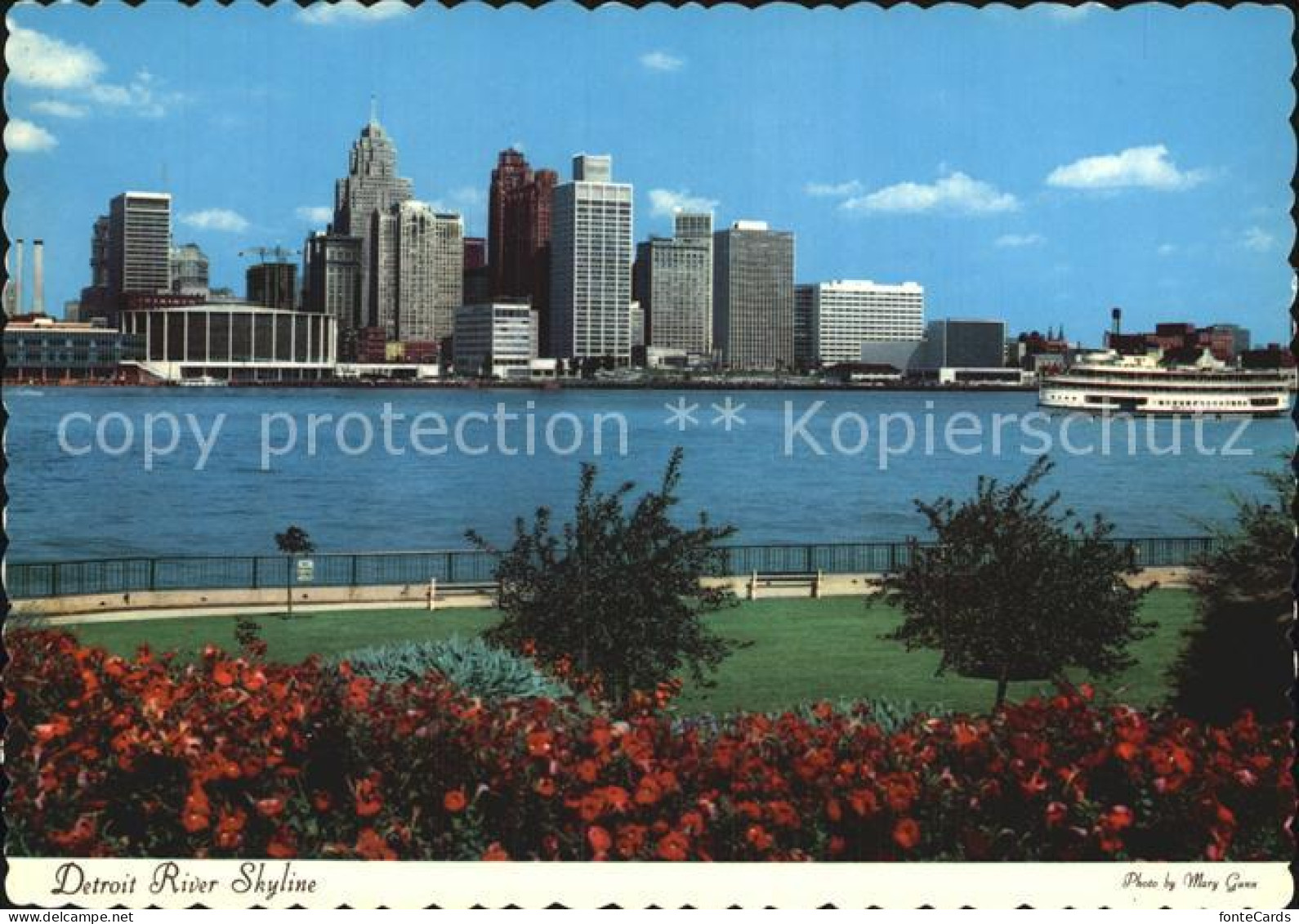 72572721 Detroit_Michigan River Skyline - Sonstige & Ohne Zuordnung